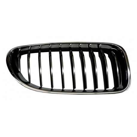 Griglia mascherina radiatore anteriore cromata - nera dx
