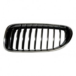 Griglia mascherina radiatore anteriore cromata - nera sx