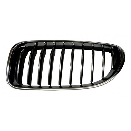 Griglia mascherina radiatore anteriore cromata - nera sx