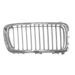 Griglia mascherina radiatore anteriore cromata - nera dx