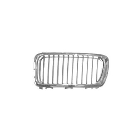 Griglia mascherina radiatore anteriore cromata - nera sx