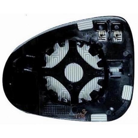 Piastra specchietto termica con vetro blu lato passeggero - dx