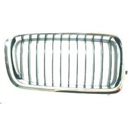 Griglia mascherina radiatore cromata - nera dx