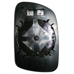 Piastra specchietto termica con vetro blu lato passeggero - dx