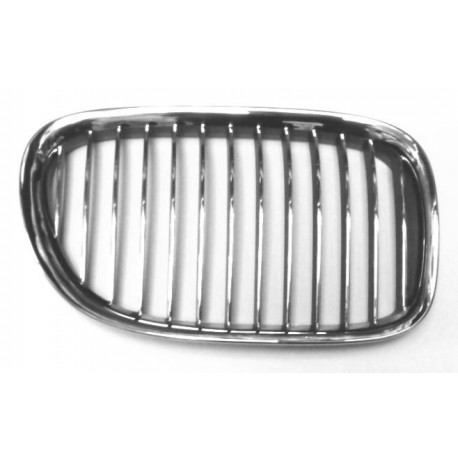 Griglia mascherina radiatore anteriore cromata - nera dx