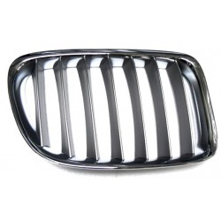 Griglia mascherina radiatore anteriore cromata - grigia dx