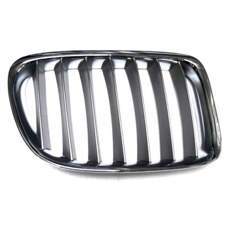 Griglia mascherina radiatore anteriore cromata - grigia dx