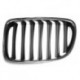 Griglia mascherina radiatore anteriore cromata - nera sx