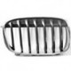 Griglia mascherina radiatore anteriore cromata - nera dx