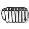 Griglia mascherina radiatore anteriore cromata - nera dx
