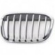 Griglia mascherina radiatore anteriore cromata - nera versione Base - X-Line sx