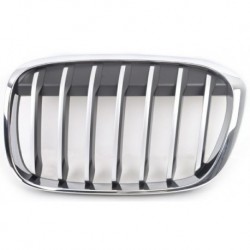 Griglia mascherina radiatore anteriore cromata - nera versione Base - X-Line sx