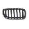 Griglia mascherina radiatore anteriore cromata - nera dx