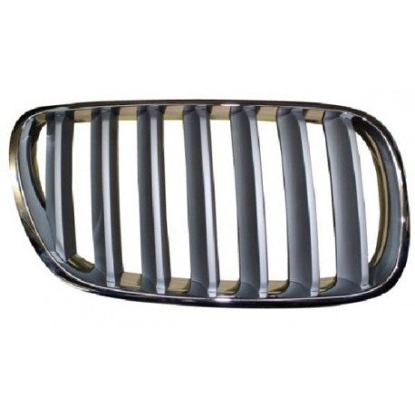 Griglia mascherina radiatore anteriore cromata - grigio scuro dx