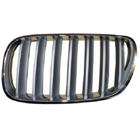 Griglia mascherina radiatore anteriore cromata - grigio scuro sx