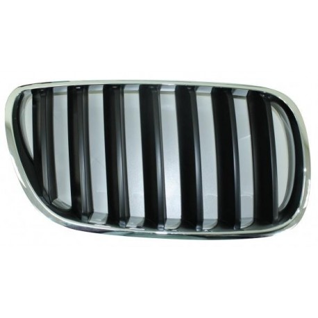 Griglia mascherina radiatore anteriore cromata - nera dx