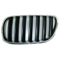 Griglia mascherina radiatore anteriore cromata - nera sx