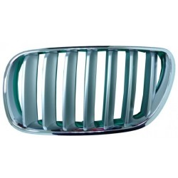 Griglia mascherina radiatore anteriore cromata - titanio sx