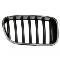 Griglia mascherina radiatore anteriore cromata - nera dx