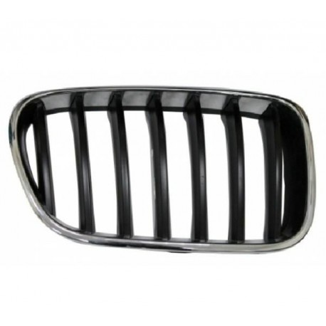 Griglia mascherina radiatore anteriore cromata - titanio dx