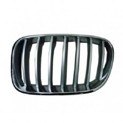 Griglia mascherina radiatore anteriore cromata - titanio sx