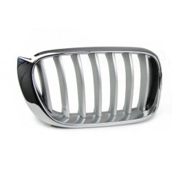 Griglia mascherina radiatore anteriore cromata - grigia dx