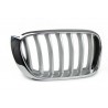 Griglia mascherina radiatore anteriore cromata - grigia dx