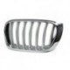 Griglia mascherina radiatore anteriore cromata - grigia sx