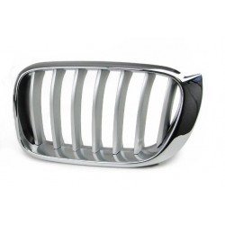 Griglia mascherina radiatore anteriore cromata - grigia sx