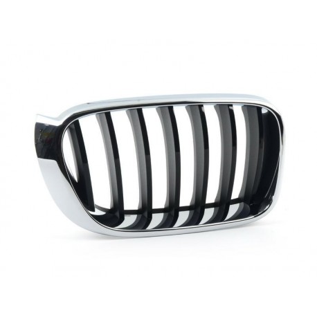 Griglia mascherina radiatore anteriore cromata - nera versione Base dx