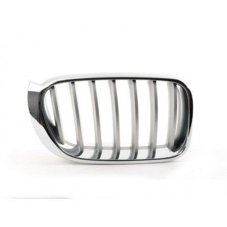 Griglia mascherina radiatore anteriore cromata versione X-Line dx