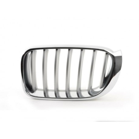 Griglia mascherina radiatore anteriore cromata versione X-Line sx