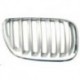 Griglia mascherina radiatore anteriore cromata - grigia dx