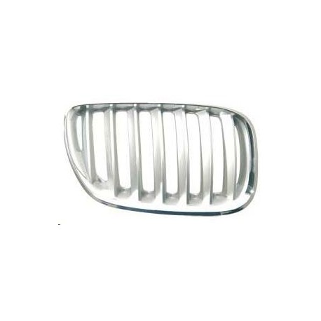 Griglia mascherina radiatore anteriore cromata - grigia dx