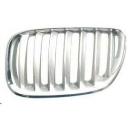 Griglia mascherina radiatore anteriore cromata - grigia sx