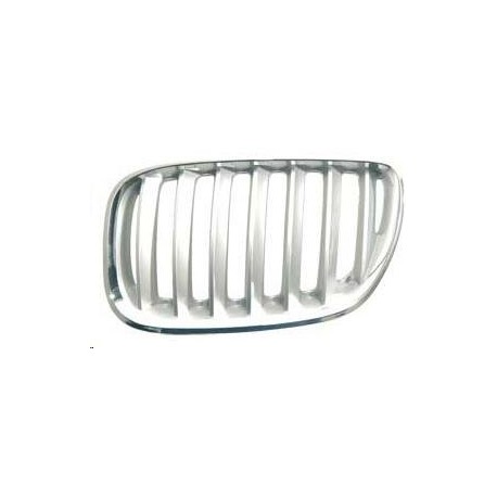 Griglia mascherina radiatore anteriore cromata - grigia sx