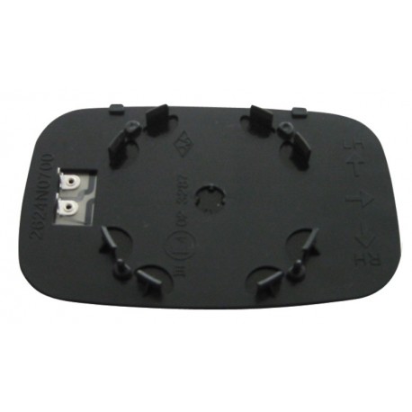 Piastra specchietto termica con vetro lato