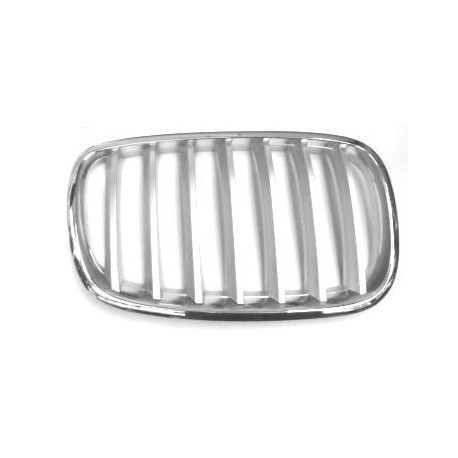 Griglia mascherina radiatore anteriore cromata - grigia dx