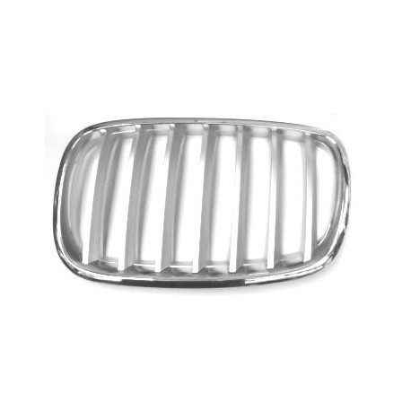Griglia mascherina radiatore anteriore cromata - grigia sx
