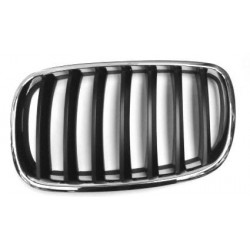 Griglia mascherina radiatore anteriore cromata - nera sx
