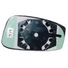 Piastra specchietto termica con vetro lato guida - sx
