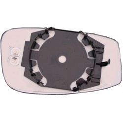 Piastra specchietto termica con vetro lato guida - sx