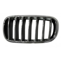 Griglia mascherina radiatore cromata - cromata - nera dx