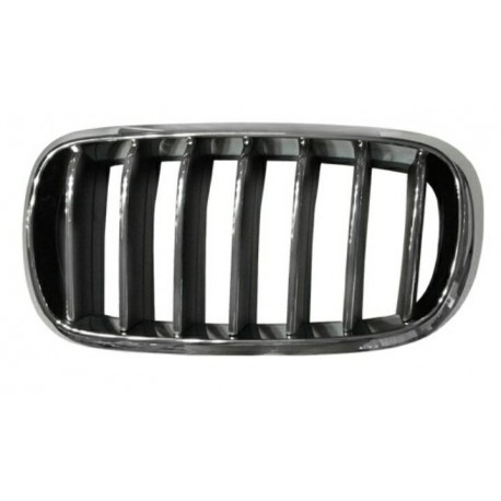 Griglia mascherina radiatore cromata - cromata - nera dx