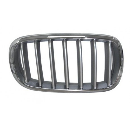 Griglia mascherina radiatore cromata - titanio dx