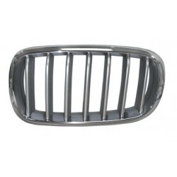 Griglia mascherina radiatore cromata - titanio sx