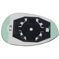 Piastra specchietto termica con vetro lato guida - sx
