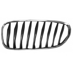 Griglia mascherina radiatore anteriore cromata - nera sx