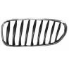 Griglia mascherina radiatore anteriore cromata - nera sx
