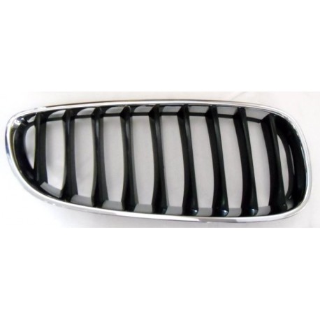 Griglia mascherina radiatore anteriore cromata - nera dx